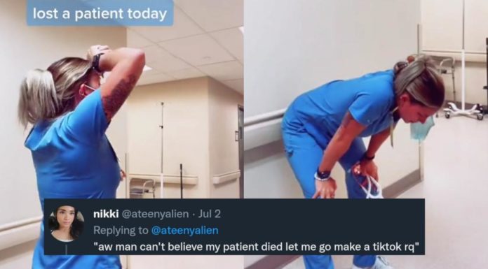 Enfermeira é criticada por postar "Grief-Bait" no TikTok imediatamente após perder um paciente
