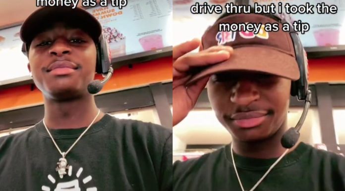 Dunkin' Donuts-anställda hävdar att de behåller "Pay It Forward"-pengar som tips i Viral TikTok
