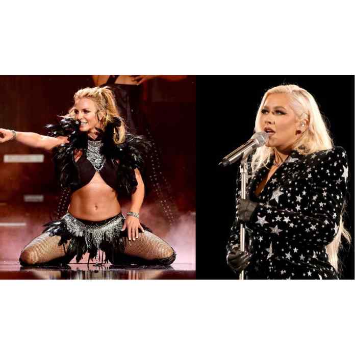 Britney Spears gjorde en kommentar om Christina Aguileras kropp och fans är inte nöjda
