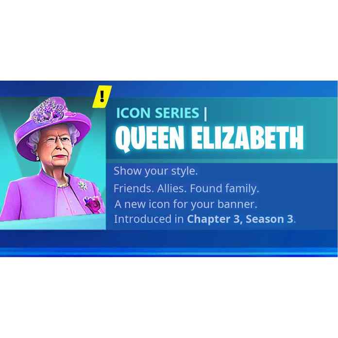 As pessoas estão fazendo piadas sobre a rainha Elizabeth estar em 'Fortnite' - isso é verdade?
