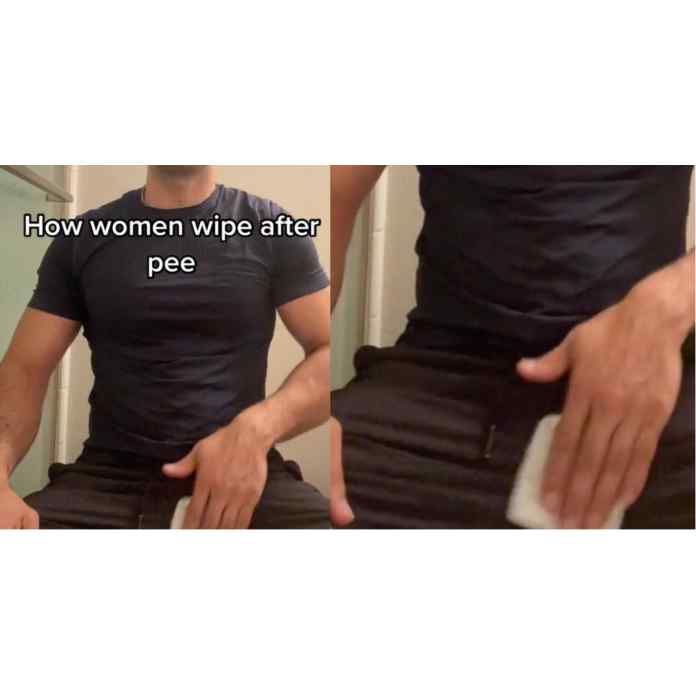 TikToker explica como as mulheres fazem xixi e é por isso que os homens não deveriam fazer regras sobre os corpos das mulheres
