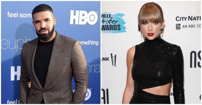 Drake och Taylor Swift sägs ha nötkött och sociala medier tar sida
