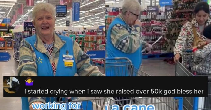 TikToker essaie d'aider un employé de Walmart âgé de 82 ans à payer des factures médicales
