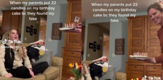 Maman met 22 bougies sur le gâteau d'anniversaire de sa fille de 19 ans après avoir trouvé sa fausse carte d'identité
