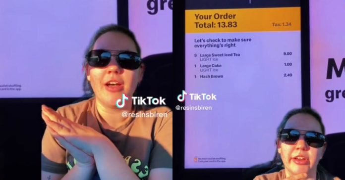 McDonald's AI Drive-Thru ajoute automatiquement 9 thés sucrés à la commande du client dans Viral TikTok
