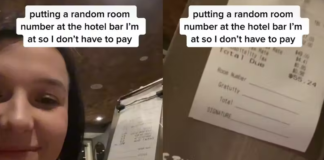 La donna condivide "Hack" per smettere di giocare al conto del bar dell'hotel, altri lo chiamano furto
