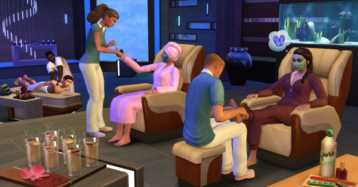 Hier findest du das Spa in „Die Sims 4“
