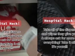 Kvindes "Hospital Hack" opfordrer nybagte mødre til at tage hver genstand fra deres værelser
