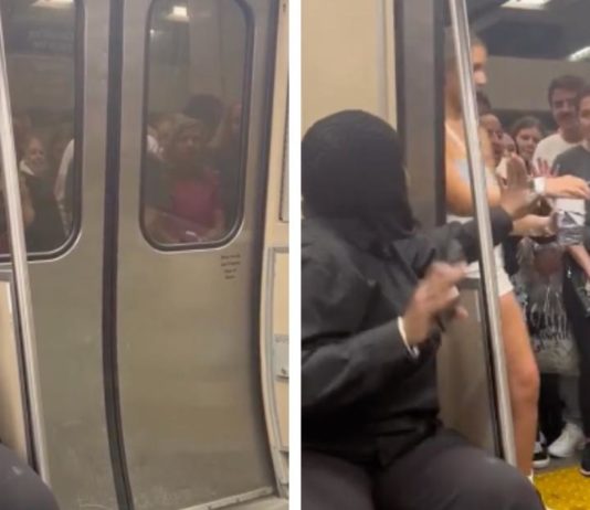 La vidéo d'une voiture de métro remplie de spectateurs de Taylor Swift fait craquer les gens
