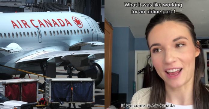 L'ex assistente di Air Canada afferma di essere stata costretta a svolgere un sacco di lavoro non retribuito
