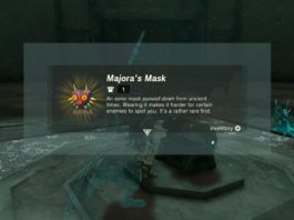 La maschera di Majora è uno degli oggetti più difficili da ottenere in "Lacrime del regno"
