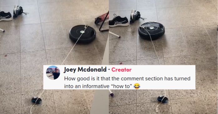 Remote Worker collega il mouse a Roomba per ingannare il capo facendogli credere di essere 