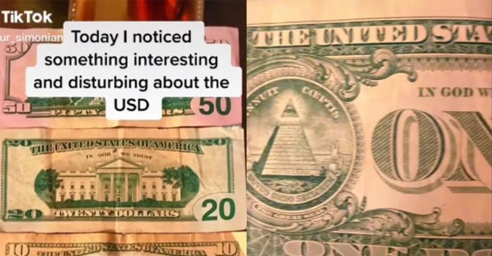 Macchie Uomo "Strano" Dettagli sulle banconote da un dollaro che le persone non possono non vedere ora
