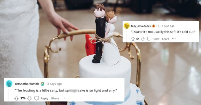 La mariée a accidentellement commandé une décoration de gâteau inappropriée et l'a montrée à son père
