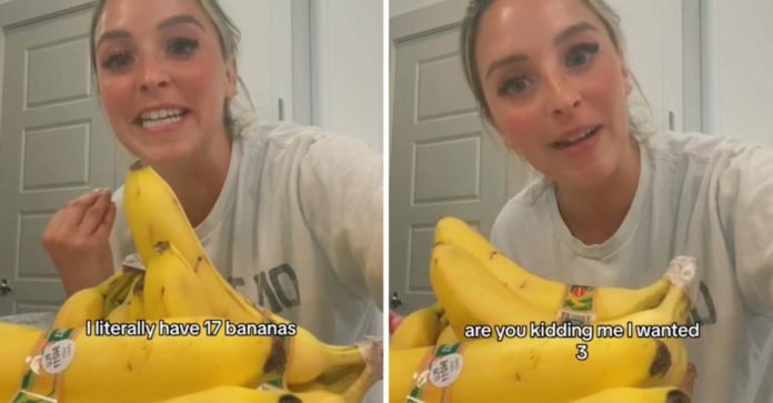  “Eu literalmente tenho 17 bananas!”  — Mulher pede três bananas no Instacart e ganha três pacotes
