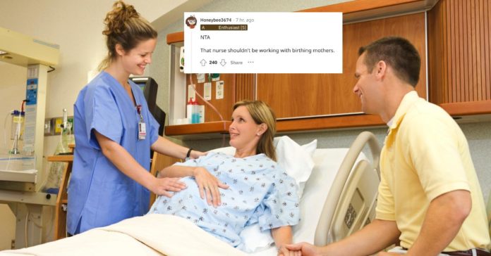 "Det handlar inte om dig längre" — Sjuksköterskan är oförskämd mot nybliven mamma efter lång, rörig leverans
