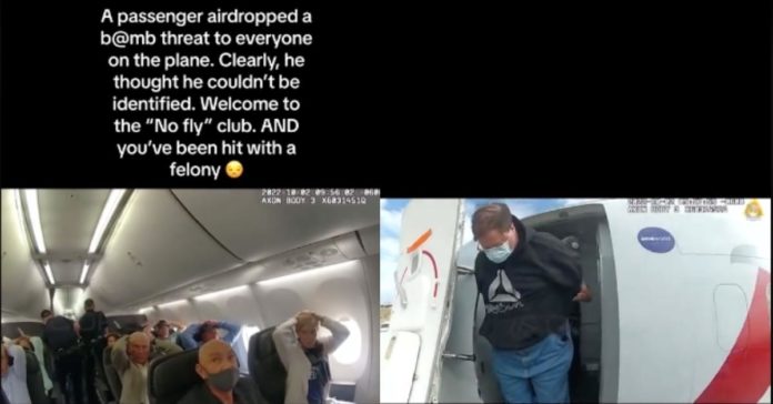 "Velkommen til No Fly Club" — Flypassager Air Drops en bombetrussel til alle ombord
