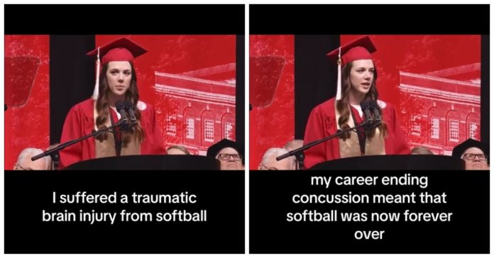 "Meilleur discours de fin d'études que j'aie jamais entendu" - NC State Grad inspire la foule après une lésion cérébrale traumatique
