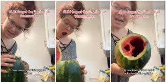 Kvinde køber hul vandmelon til $3,99 hos Aldi: "Sikke et spild"
