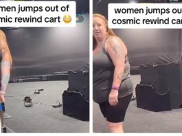 Tal om Jump Scares - Denne kvinde sprang ud af et Disney-køretøj

