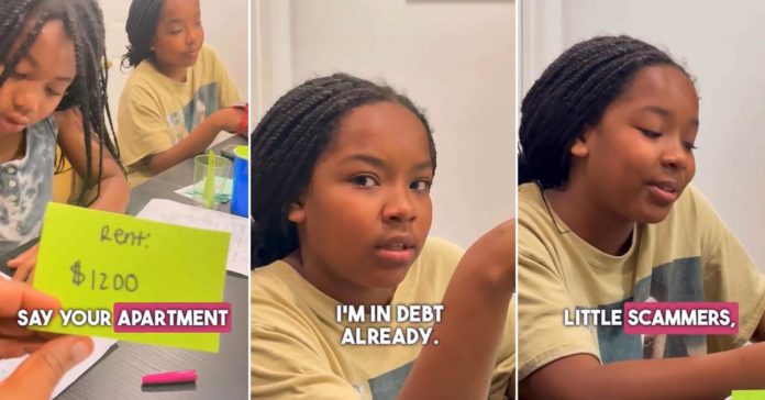 "Jeg er allerede i gæld" — Mor lærer børn om budgettering i viral video
