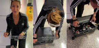 Attention Diet Coke Girlies: Den här kvinnan packade en resväska med det goda för semestern
