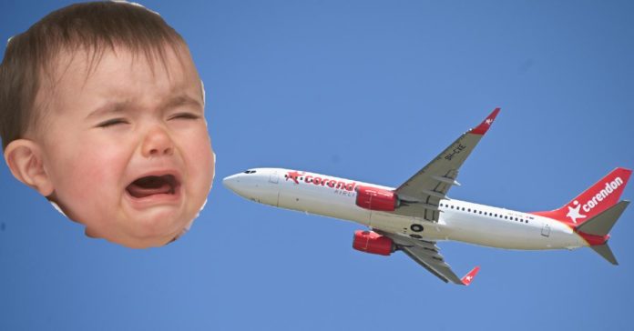 항공사, 비행기에서 소리 지르는 아기를 싫어하는 승객을 위한 '어린이 금지 구역' 발표
