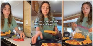 "懒惰的" 十几岁的妈妈分享了她的孩子们晚餐吃什么——赢得了互联网上的起立鼓掌！
