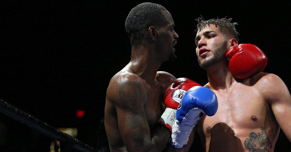 Prichard Colón e Terrel Williams durante il loro ultimo incontro di boxe.