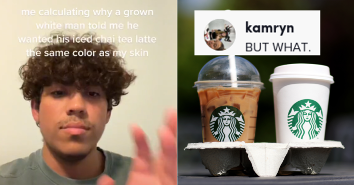 Il barista di Starbucks critica il cliente che gli ha chiesto del latte "Abbina il colore della sua pelle"
