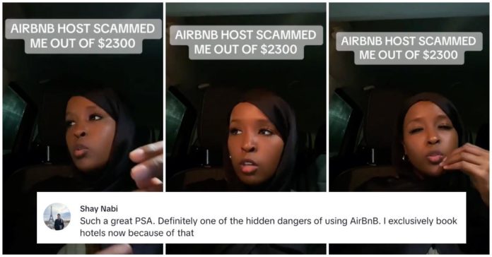 Une femme partage un avertissement après avoir été victime d'une arnaque de 2 300 $ par un hôte Airbnb
