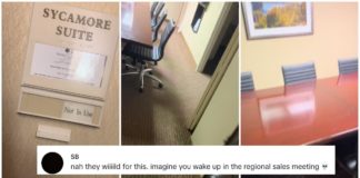 "Je crie" — Une cliente de l'hôtel réserve accidentellement une salle de conférence pour son séjour
