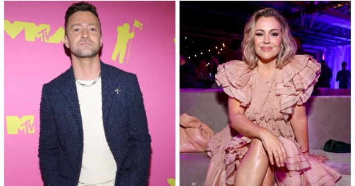 Justin Timberlake och Alyssa Milano dejtades kort - Så vem var chefen?
