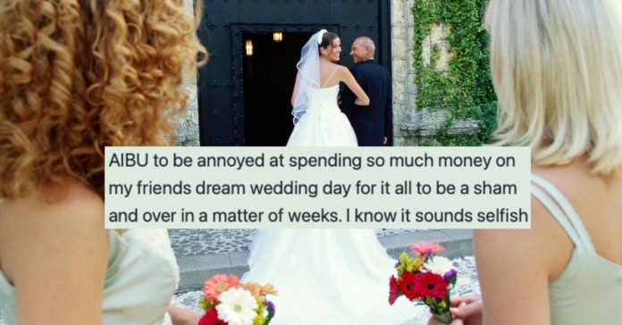 "Jeg brugte så mange penge på hendes falske bryllup": Kvinde er gal Hendes vens ægteskab varede 2 uger
