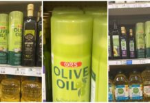 "Ucciderete qualcuno ”- Kroger Shopper trova la lacca per capelli nel corridoio dell'olio d'oliva
