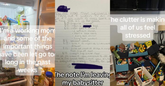 La mamma lascia soldi extra e un elenco di faccende alla sua babysitter: alcuni pensano che offra troppo poco
