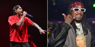 Chris Brown og Quavo tager billeder af hinanden over, hvem der har sovet med hvem
