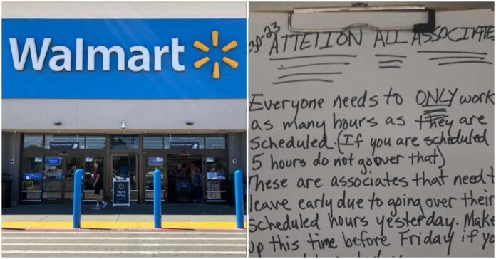 „Deshalb sind wir so unterbesetzt“ – Walmart wird kritisiert, weil er seine Arbeiter 15 Minuten früher aus dem Dienst schicken lässt
