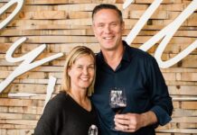 Drew Bledsoe og konen Maura har været gift i 28 år og laver prisvindende vin
