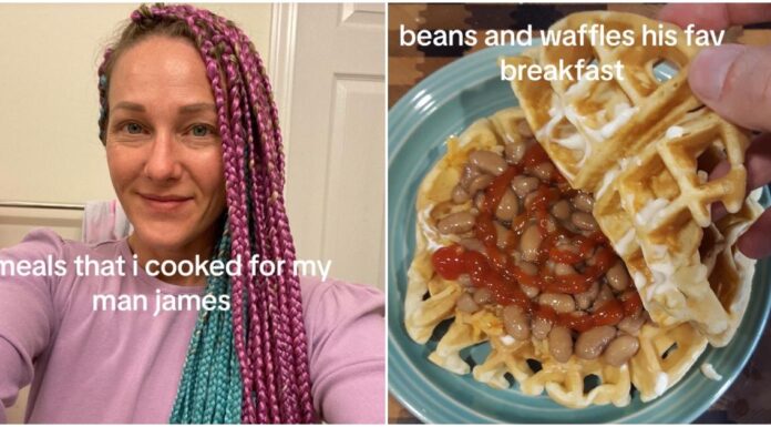 Une femme se vante "Dégoûtant" Les repas qu'elle prépare pour son homme et les haut-le-cœur collectifs sur Internet
